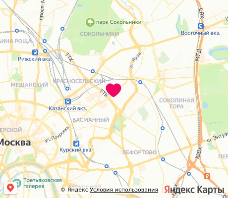 На карте