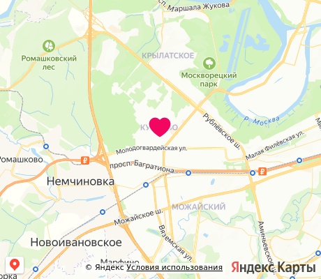 На карте