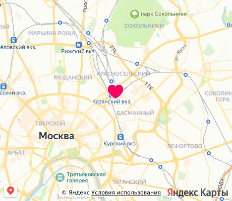 На карте