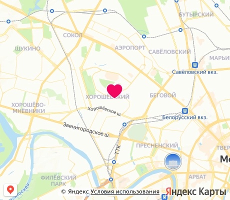 На карте