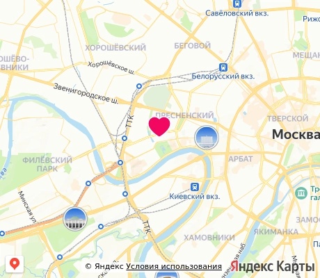На карте
