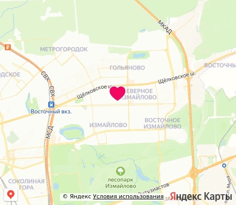 На карте