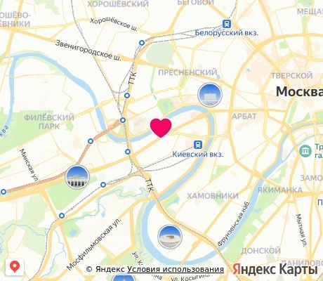 На карте