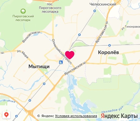 На карте