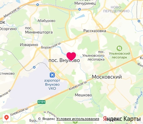 На карте