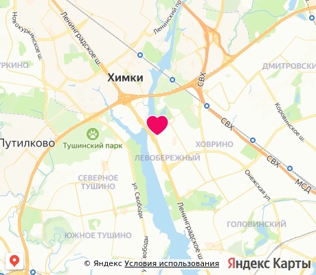 На карте