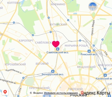 На карте