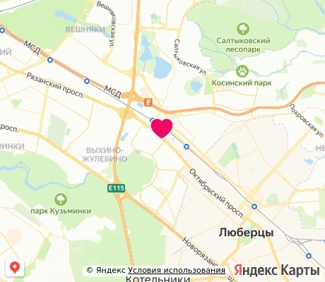 На карте