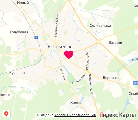 На карте