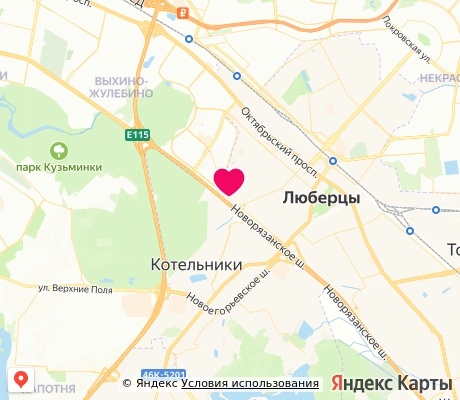 На карте