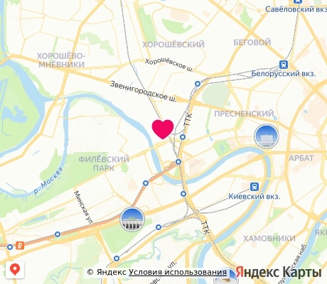 На карте