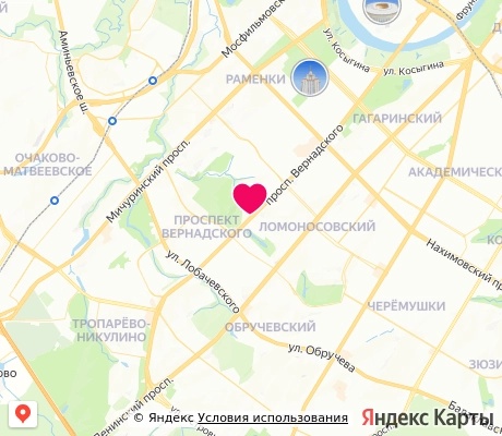 На карте