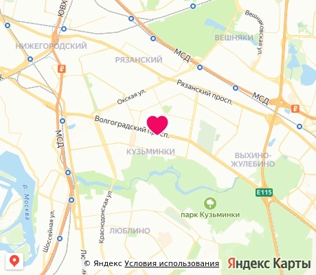 На карте