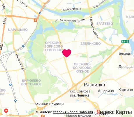 На карте