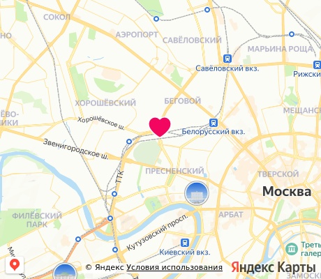 На карте