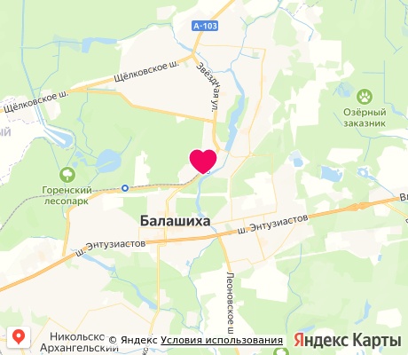 На карте