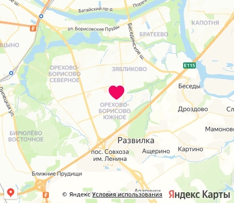 На карте