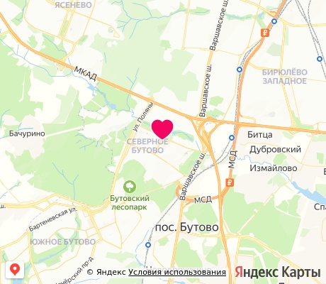 На карте