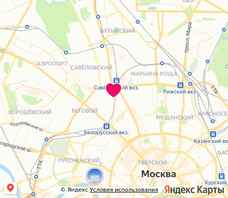 На карте