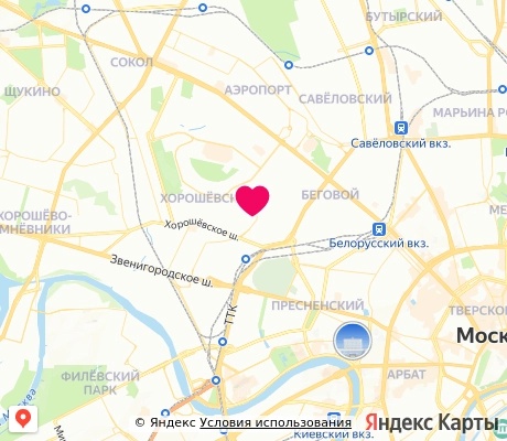 На карте