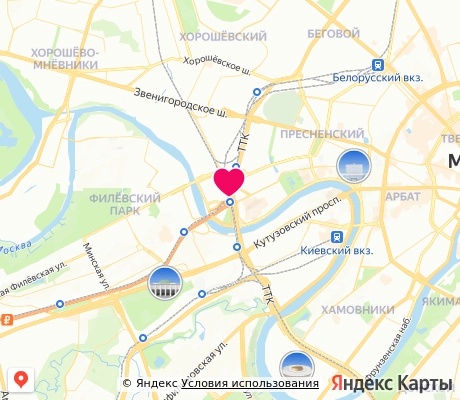 На карте