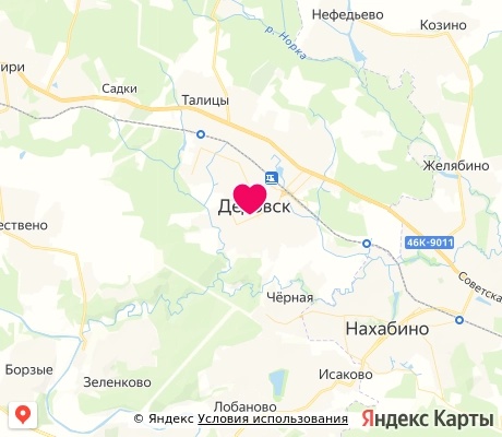На карте
