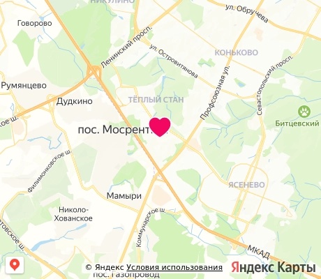 На карте