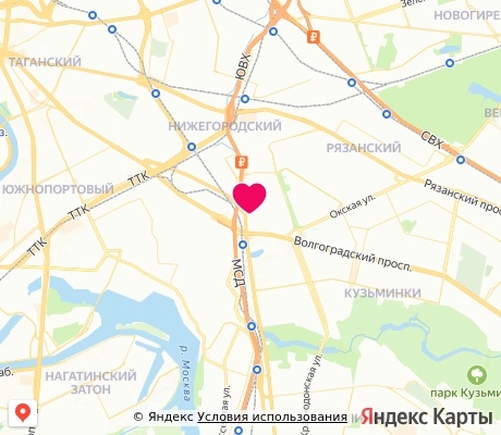 На карте