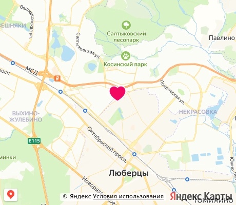 На карте