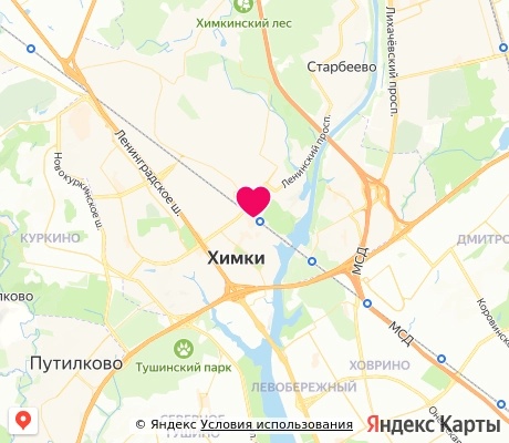 На карте
