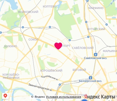 На карте