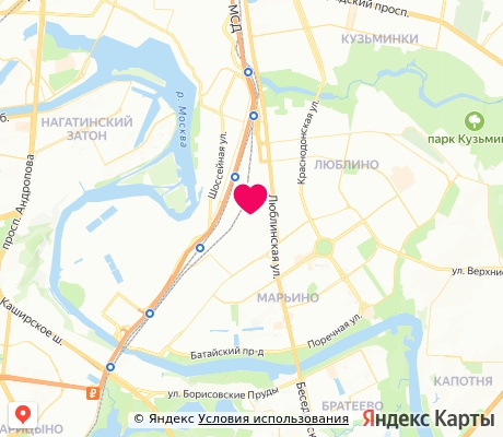 На карте
