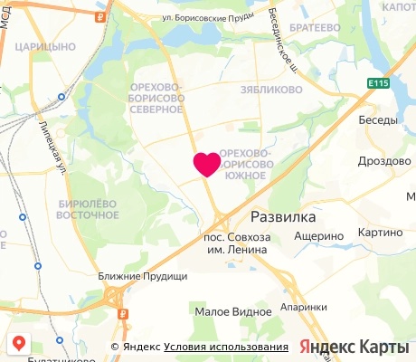 На карте