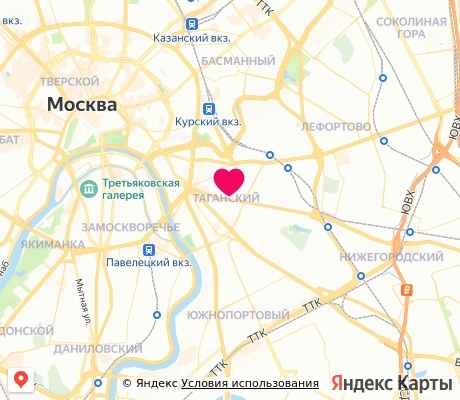 На карте