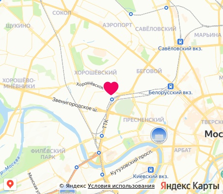 На карте