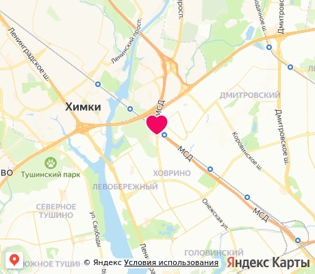 На карте