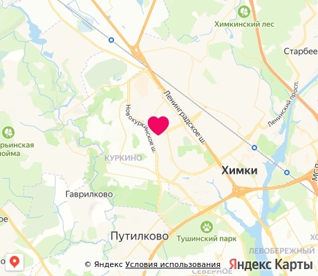 На карте