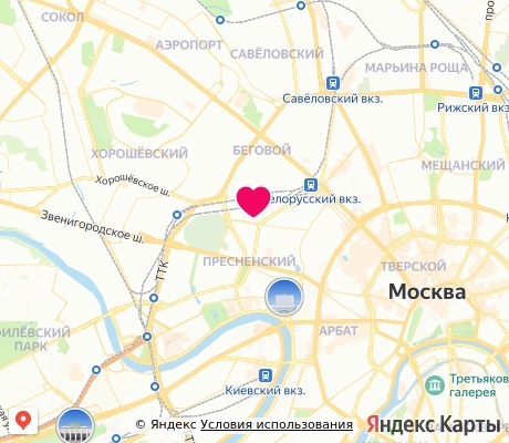 На карте
