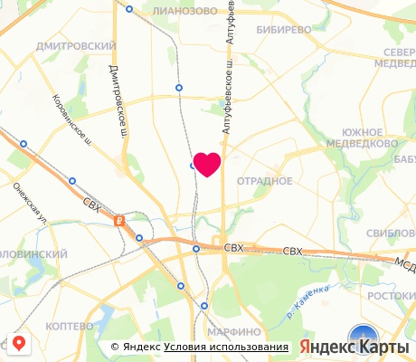 На карте