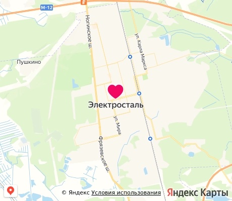 На карте