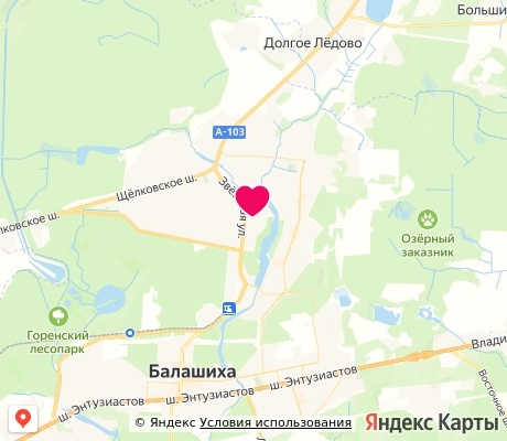 На карте