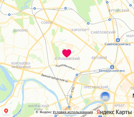 На карте