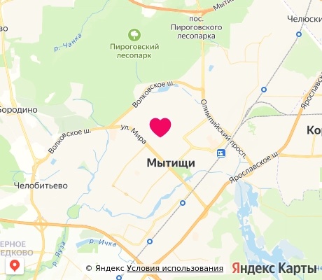 На карте