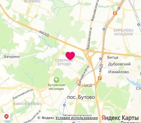 На карте