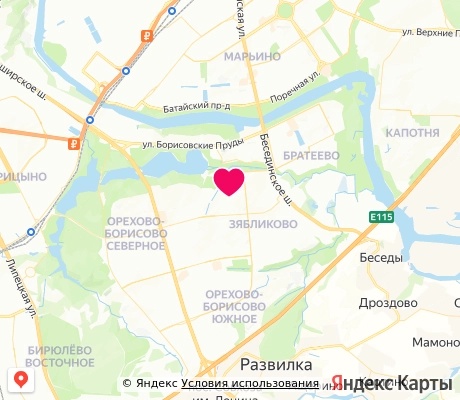 На карте