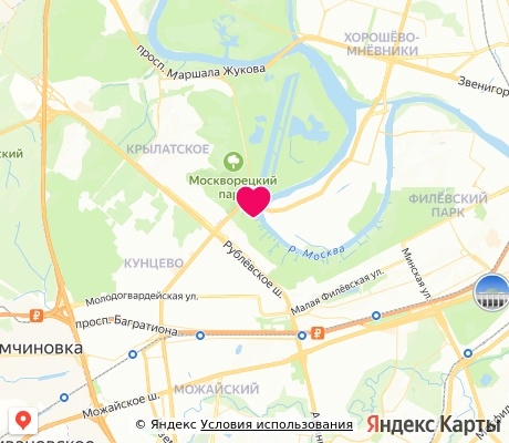 На карте