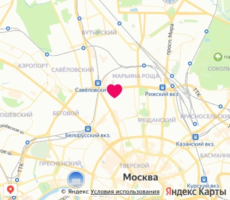 На карте