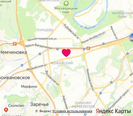 На карте