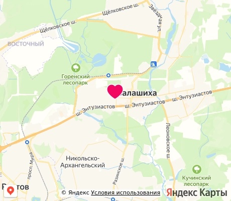 На карте