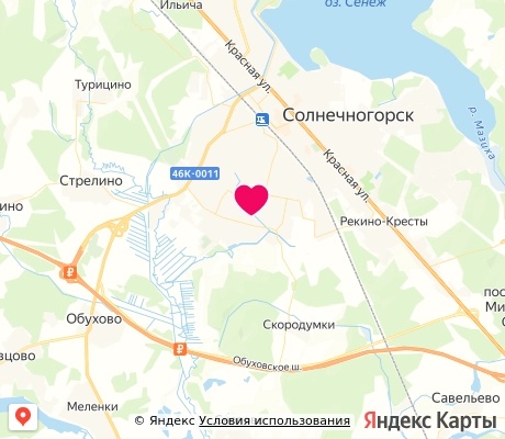 На карте